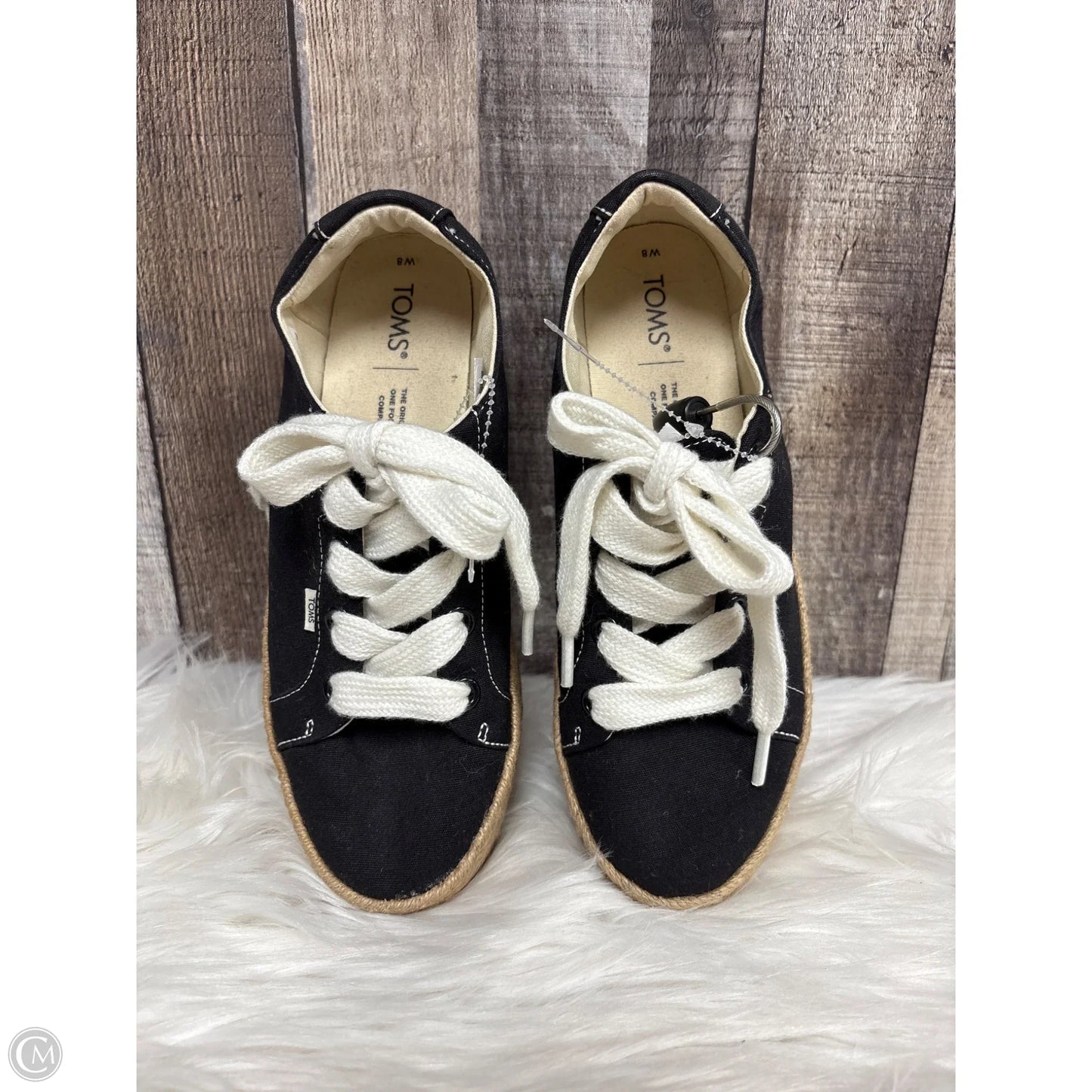 Shoes Sneakers Platform By Toms In Black, Size: 8