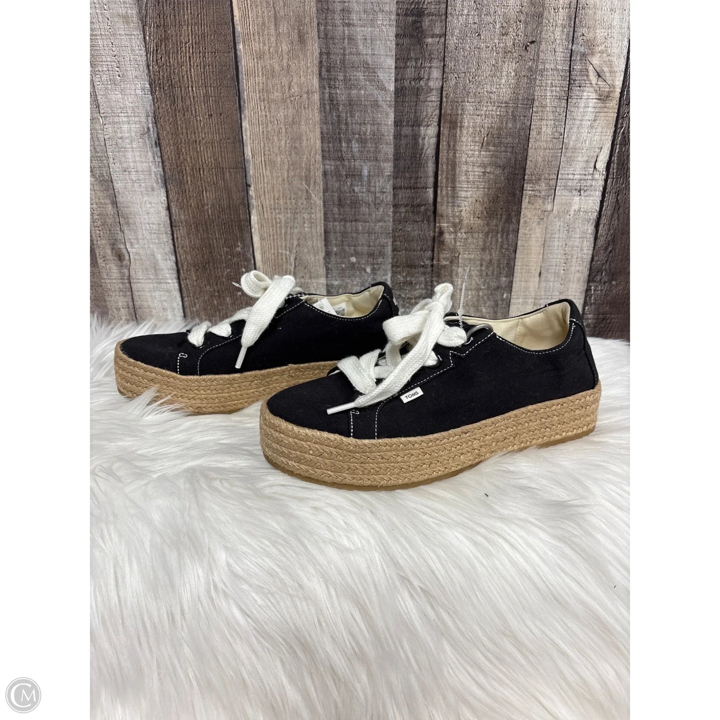 Shoes Sneakers Platform By Toms In Black, Size: 8