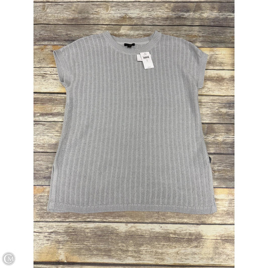 Top Short Sleeve By J. Jill In Grey, Size: S