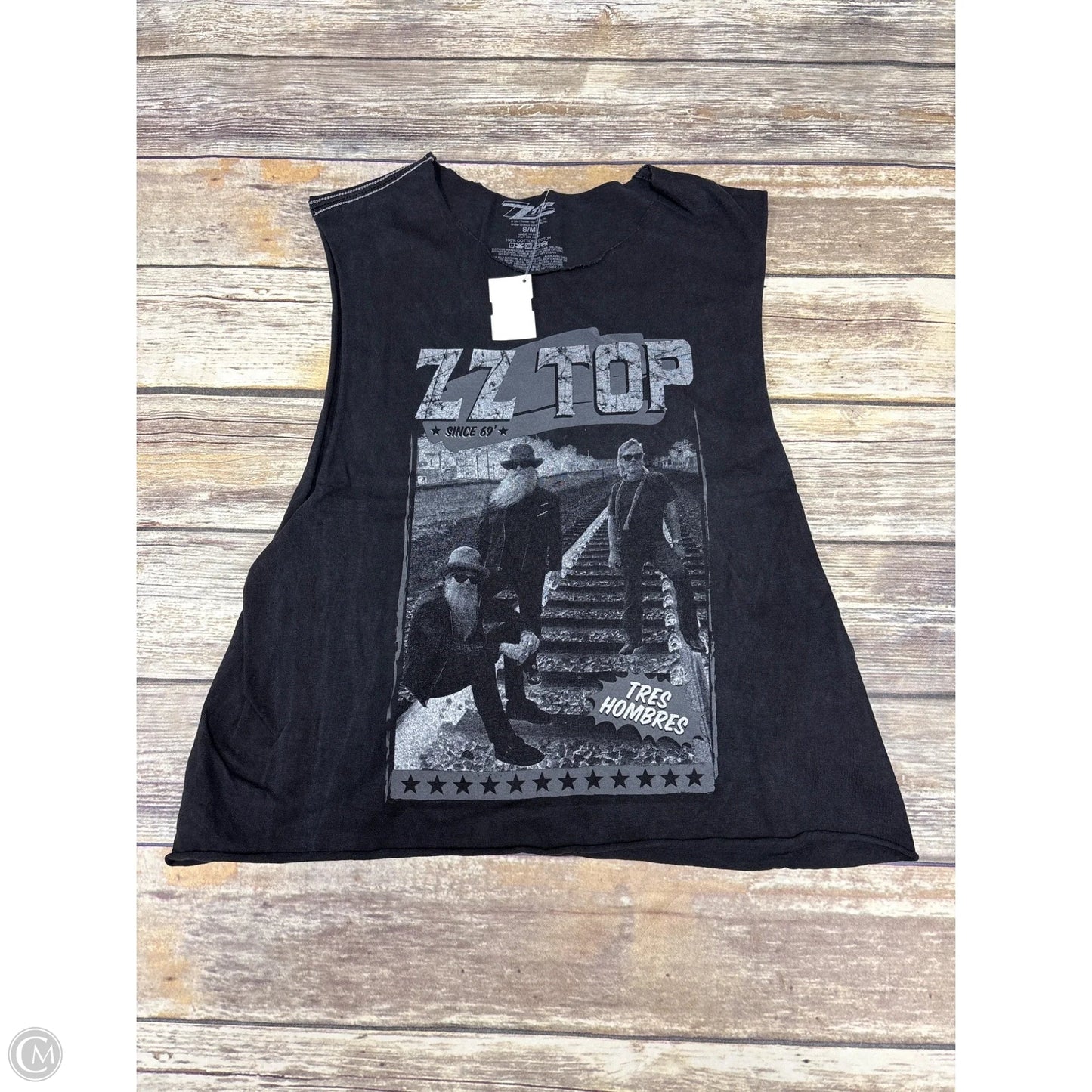Tank Top By Cme In Grey, Size: S