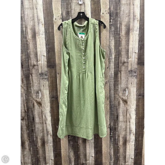 Dress Casual Short By Coldwater Creek In Green, Size: Xl
