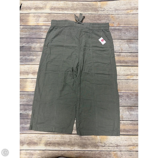 Pants Wide Leg By Falls Creek In Green, Size: 16