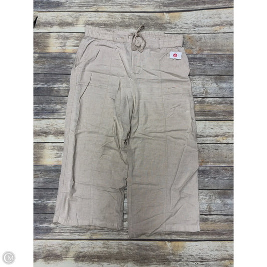 Pants Wide Leg By Falls Creek In Beige, Size: Xl