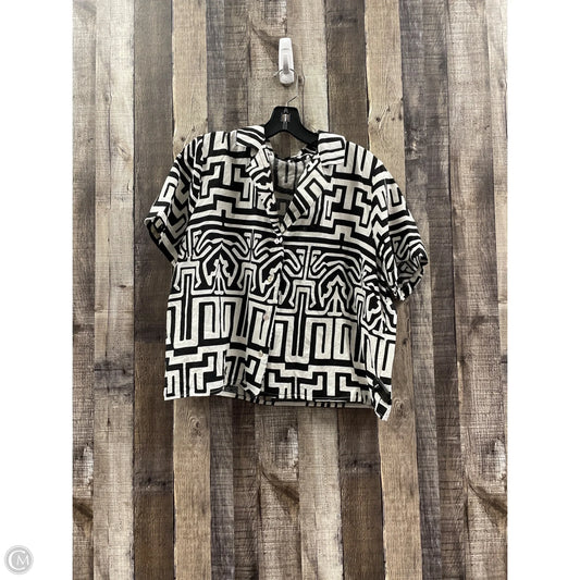 Top Short Sleeve By Rachel Zoe In White, Size: Xl