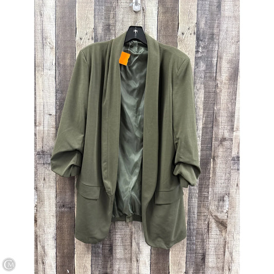 Blazer By Boohoo Boutique In Green, Size: Xl
