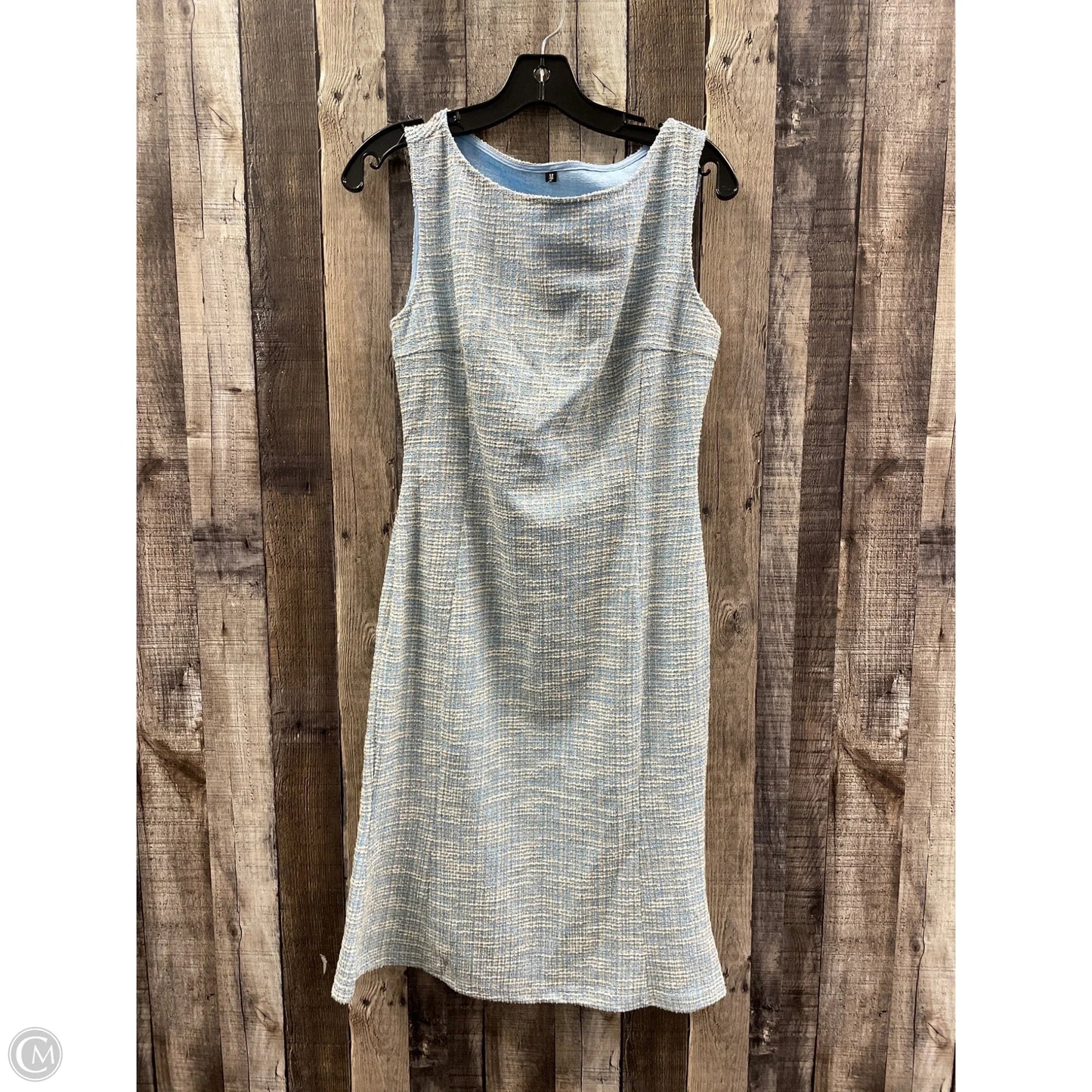 Dress Casual Midi By Cmf In Blue, Size: M
