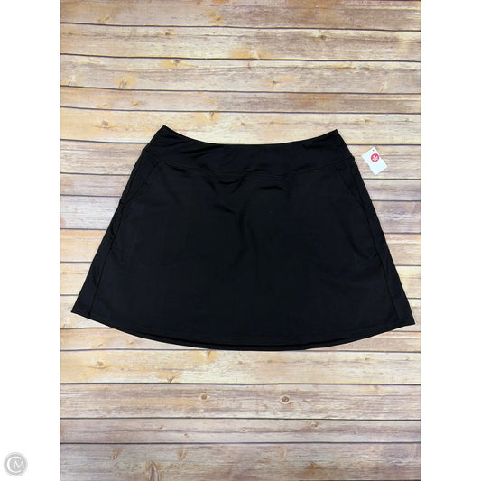 Athletic Skort By Cme In Black, Size: 2x