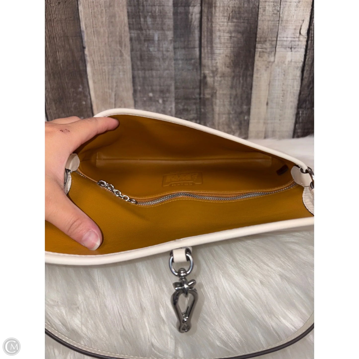 Handbag Designer By Coach, Size: Small