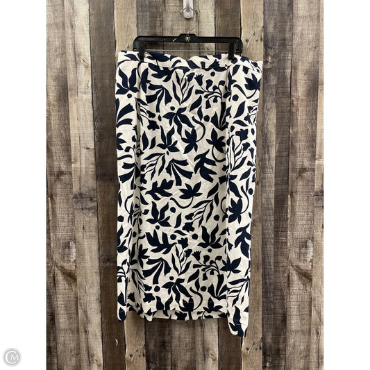 Skirt Maxi By Time And Tru In Blue, Size: Xxl