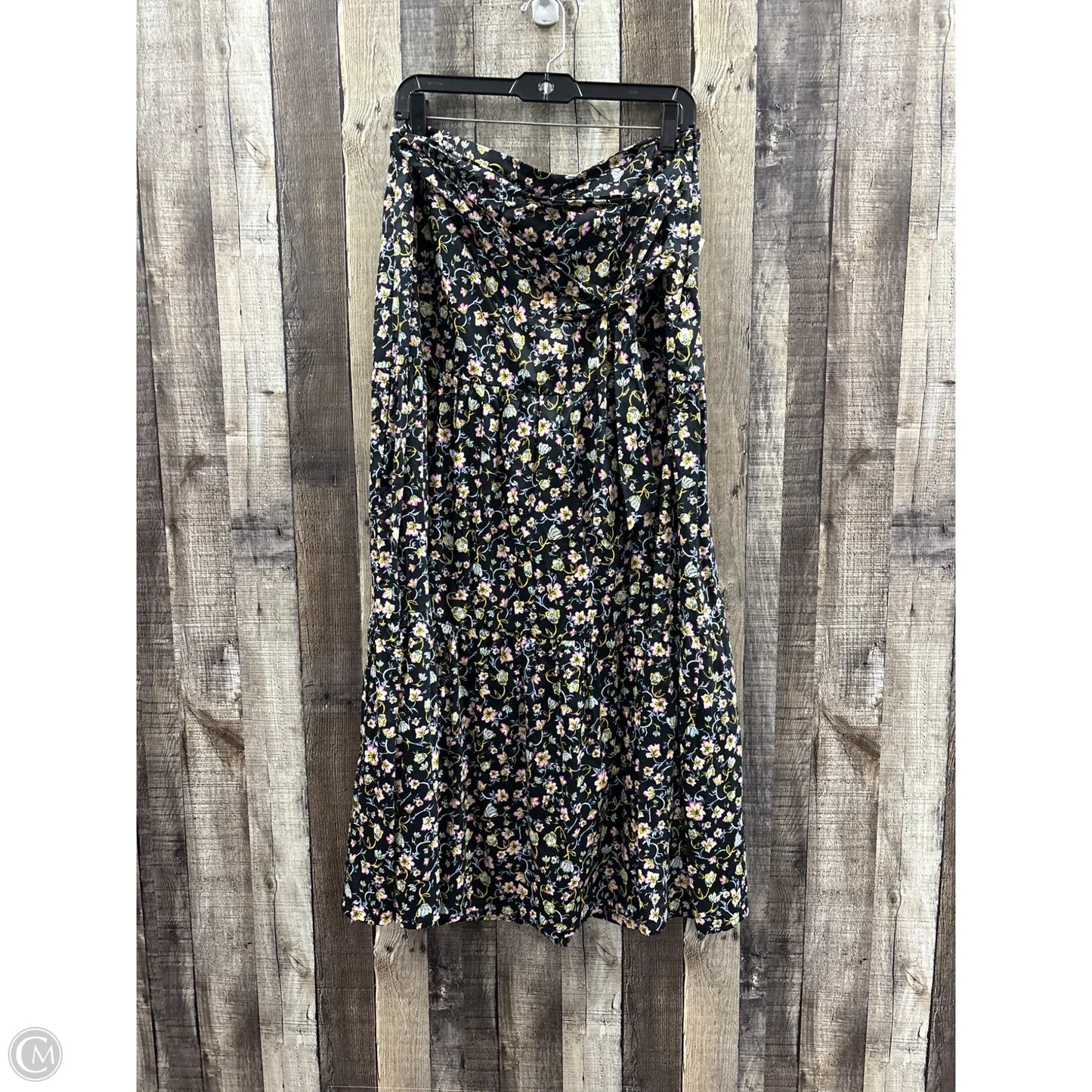 Skirt Maxi By Who What Wear In Floral Print, Size: L