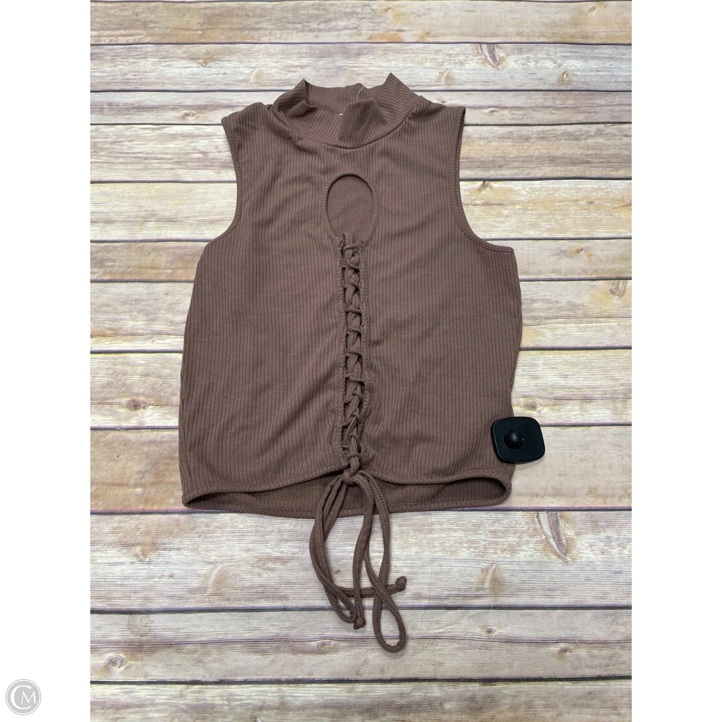 Tank Top By Gilded Intent In Brown, Size: M