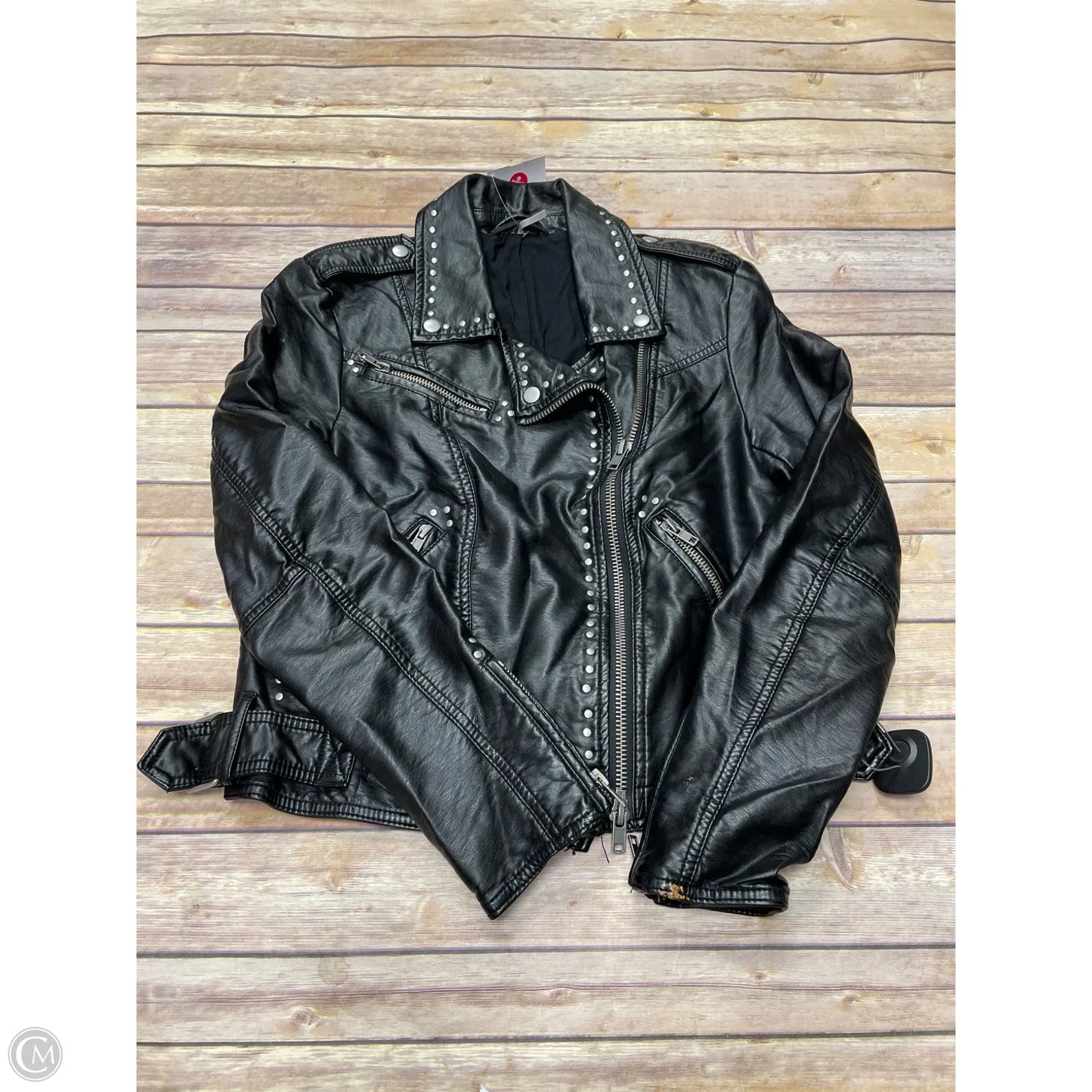 Jacket Moto By Free People In Black, Size: S