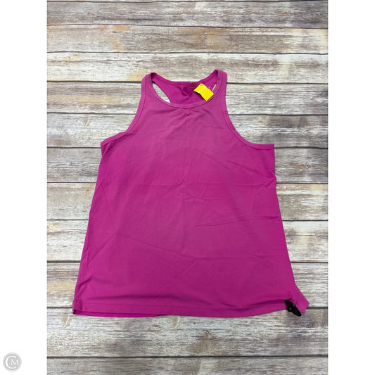 Athletic Tank Top By Lululemon In Pink, Size: Xl