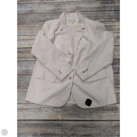 Blazer By And Now This In Cream, Size: 1x