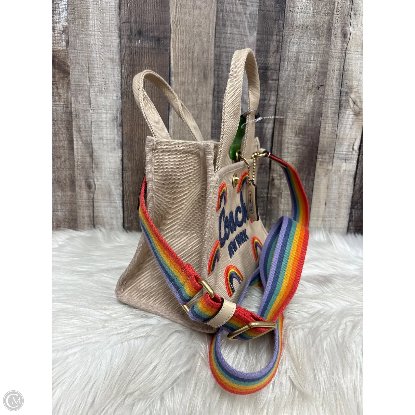 Handbag Designer By Coach, Size: Medium
