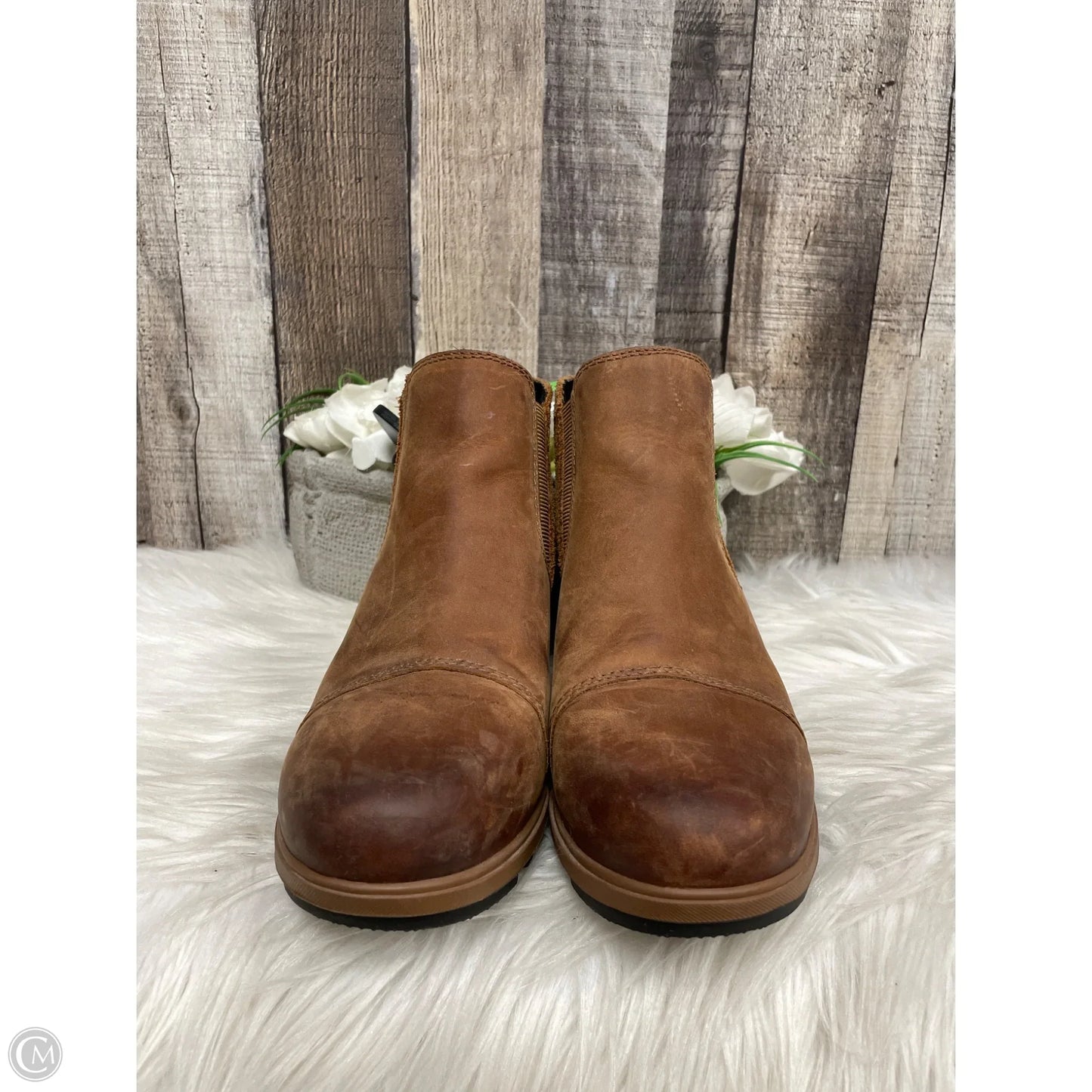 Boots Ankle Flats By Sorel In Brown, Size: 7