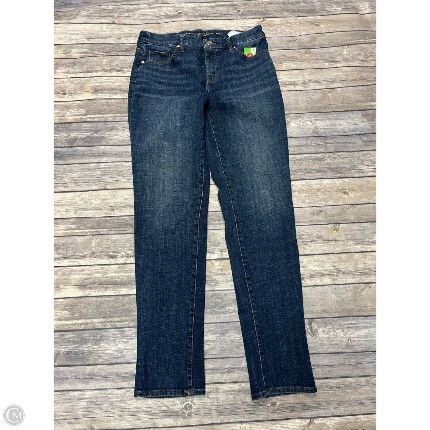 Jeans Skinny By Chicos In Blue, Size: 4