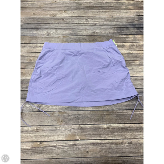 Athletic Skort By Columbia In Purple, Size: Xxl