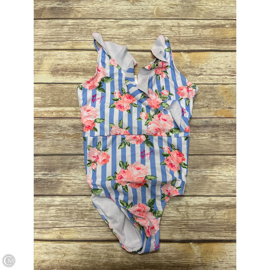 Swimsuit By Betsey Johnson In Floral Print, Size: M
