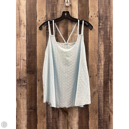 Top Sleeveless By Cmf In Blue, Size: Xxl