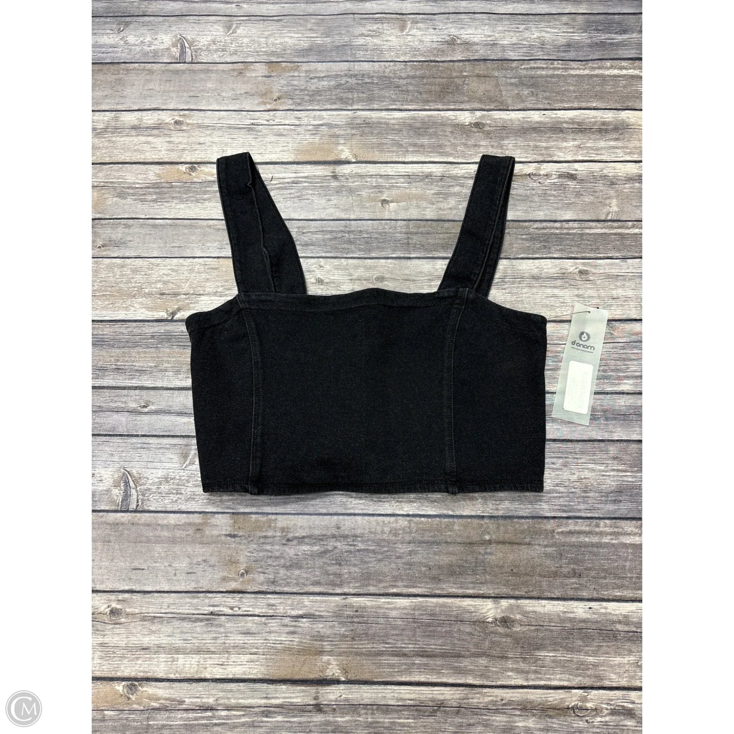 Top Sleeveless By Mono B In Grey, Size: L