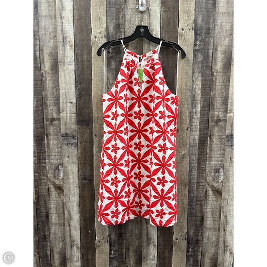 Dress Casual Midi By Skies Are Blue In Red, Size: M