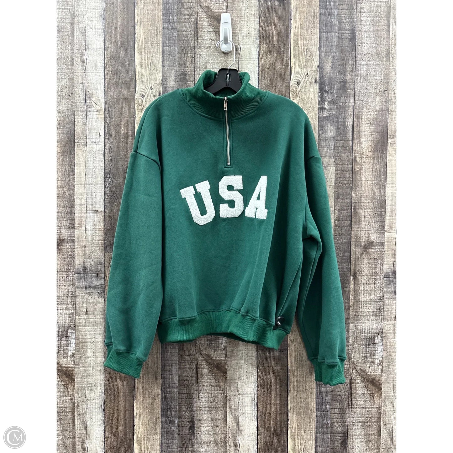 Sweatshirt Collar By Cme In Black, Size: L