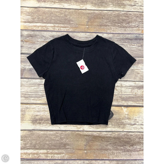 Top Short Sleeve By Hollister In Black, Size: Xs