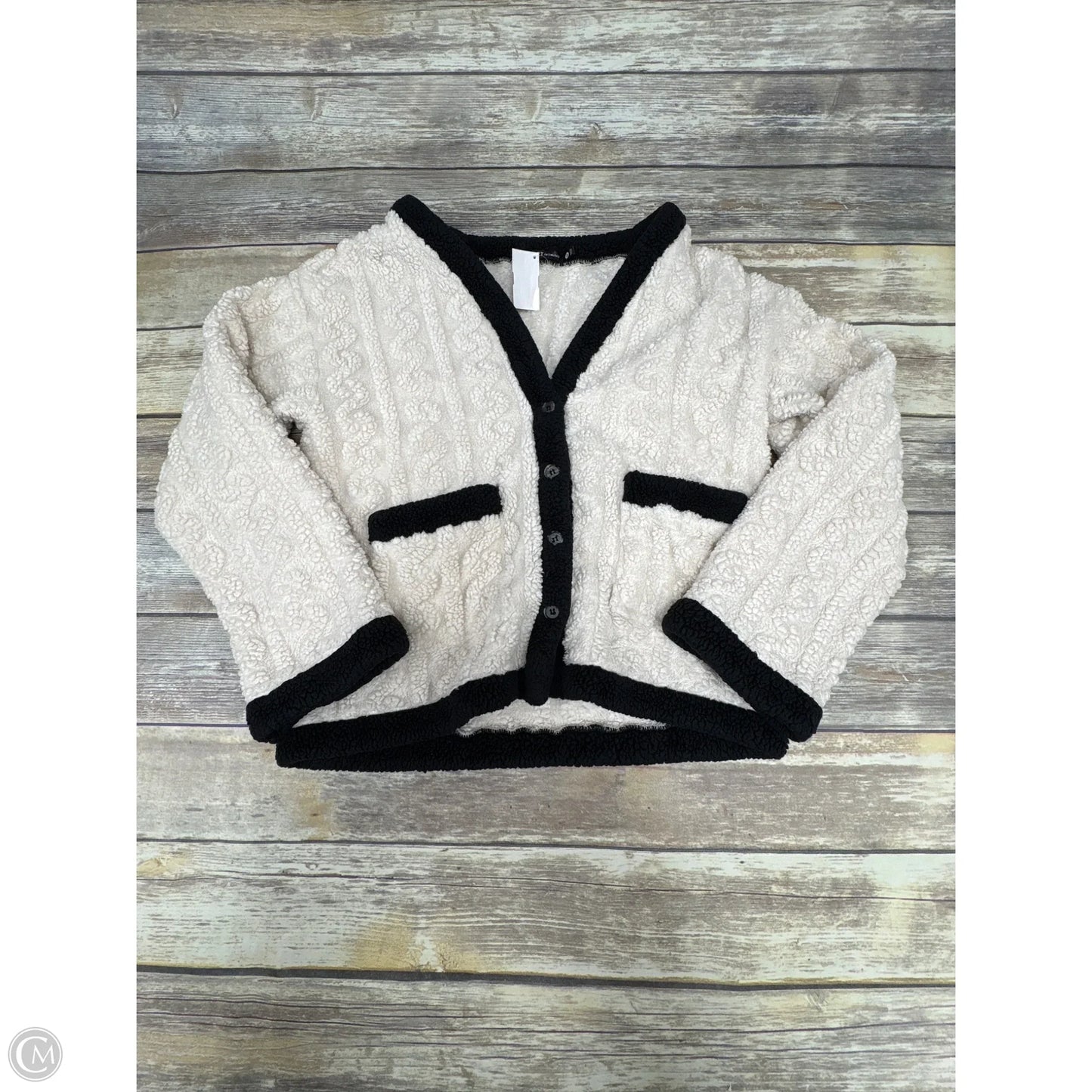 Pajamas 2pc By Tart In Black & Cream, Size: M