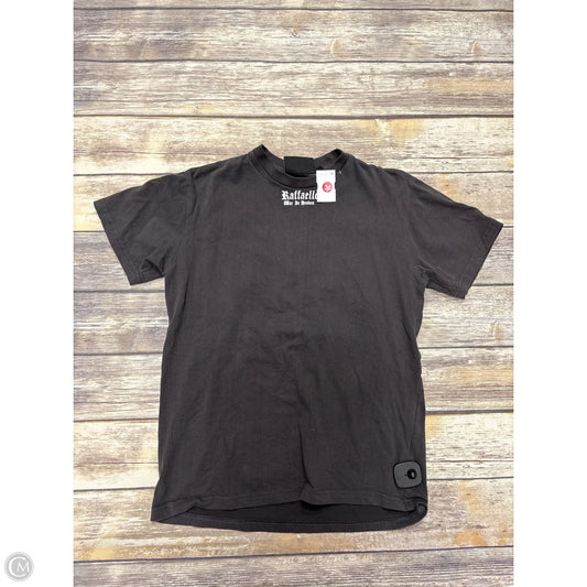 Top Short Sleeve By Rebel In Grey, Size: S