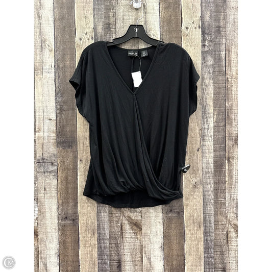 Top Short Sleeve By Rachel Zoe In Black, Size: M