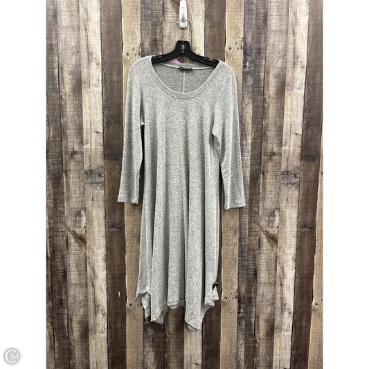 Dress Casual Midi By Nally And Millie In Grey, Size: S