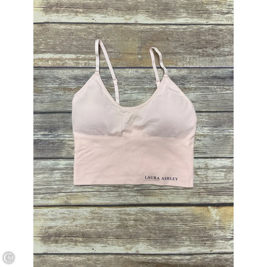 Athletic Bra By Laura Ashley In Pink, Size: S