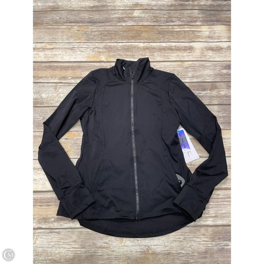 Athletic Jacket By Gottex In Black, Size: L