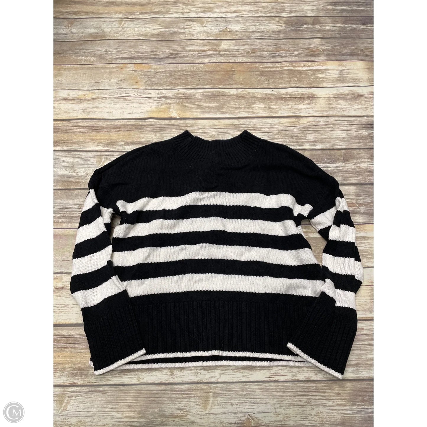 Sweater By Sonoma In Black & White, Size: S