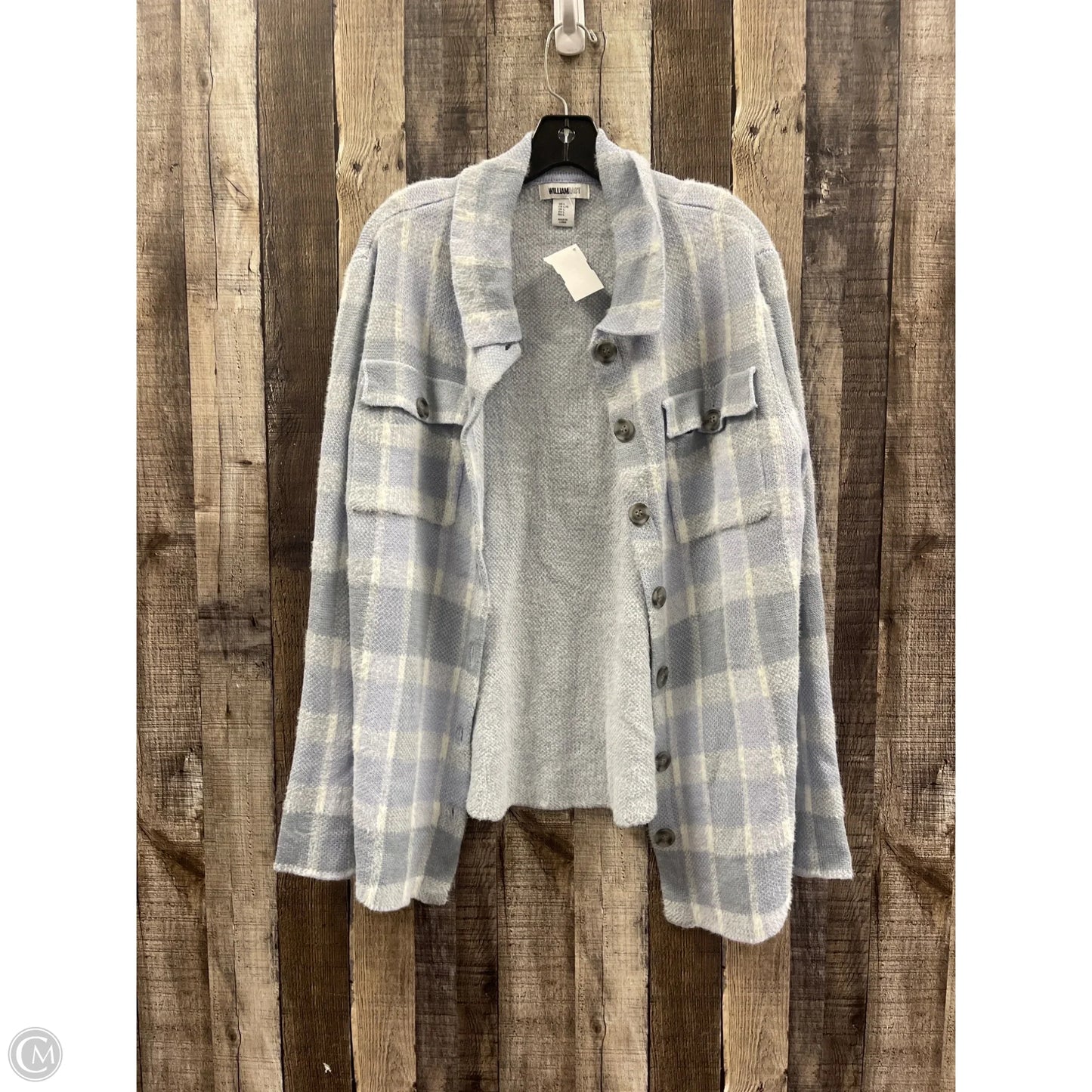 Sweater Cardigan By William Rast In Blue, Size: L