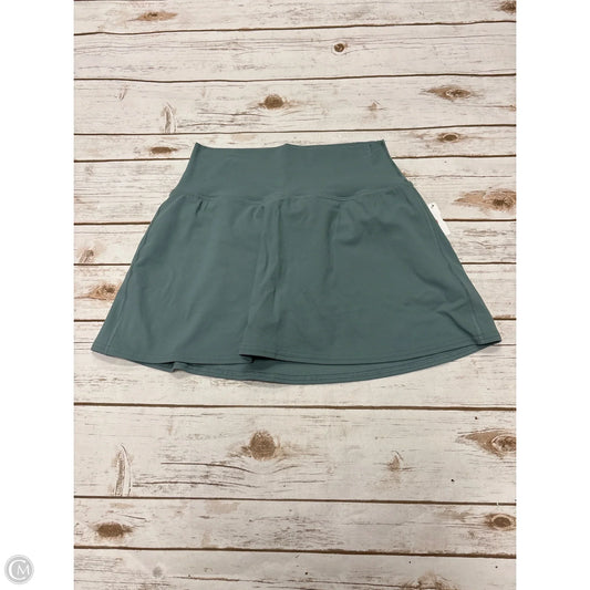 Athletic Skort By Lululemon In Green, Size: 8