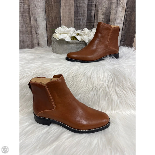 Boots Ankle Flats By Franco Sarto In Brown, Size: 7.5