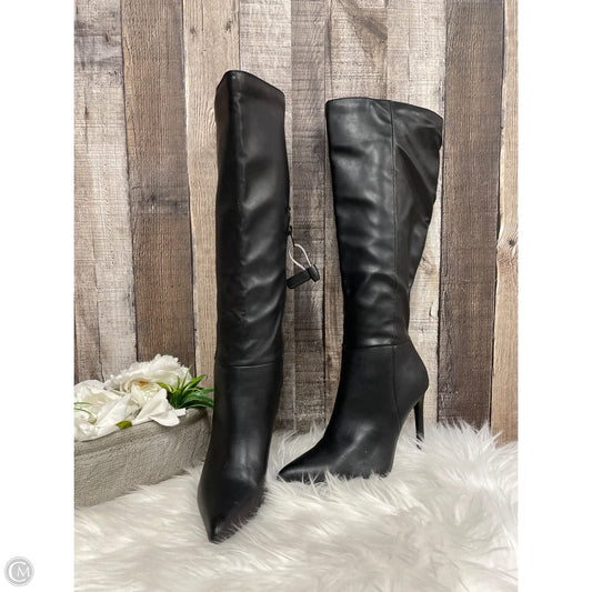 Boots Knee Heels By Cme In Black, Size: 7