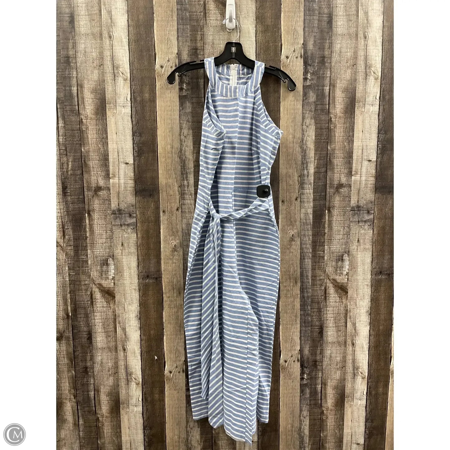 Jumpsuit By Cmf In Blue & White, Size: L