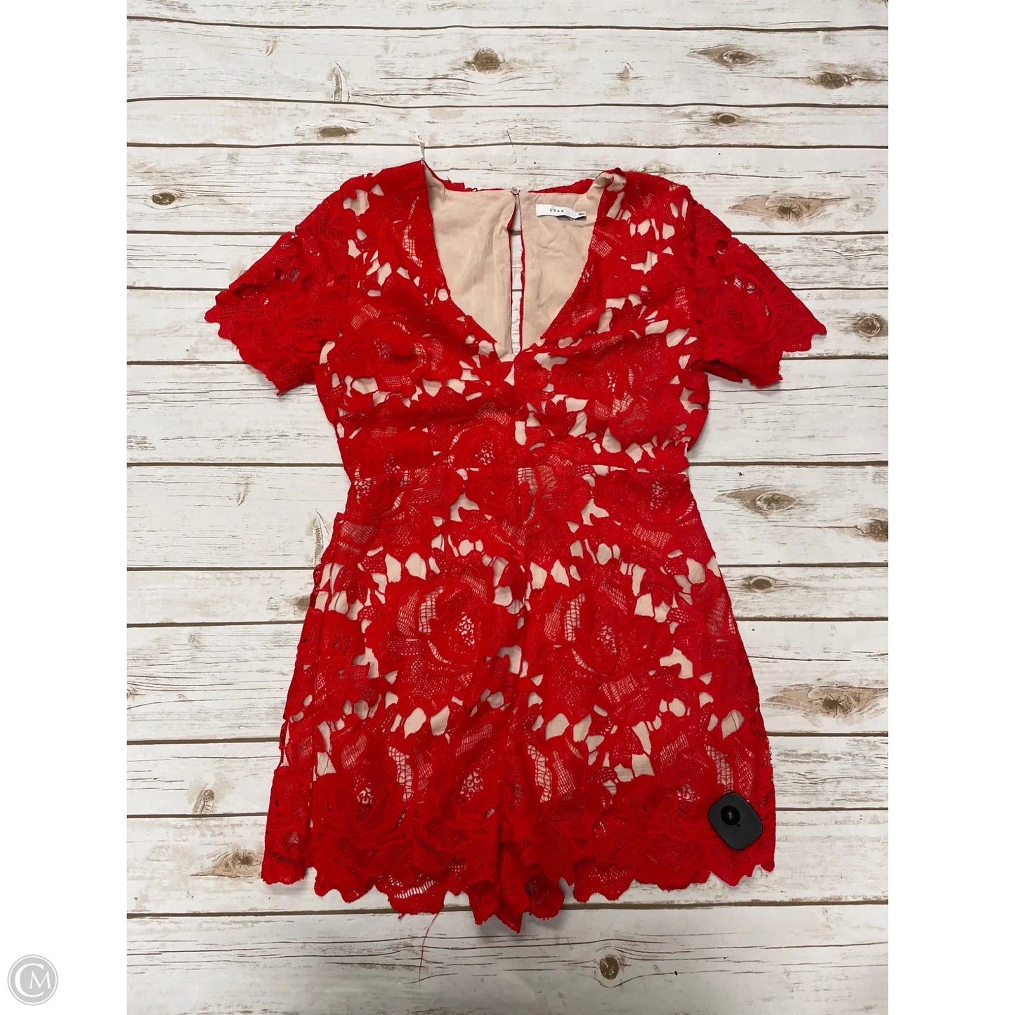 Dress Casual Short By Lush In Red, Size: L