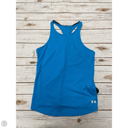 Athletic Tank Top By Under Armour In Blue, Size: M