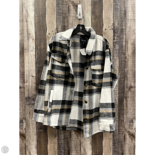 Jacket Shirt By Love Tree In Multi-colored, Size: S