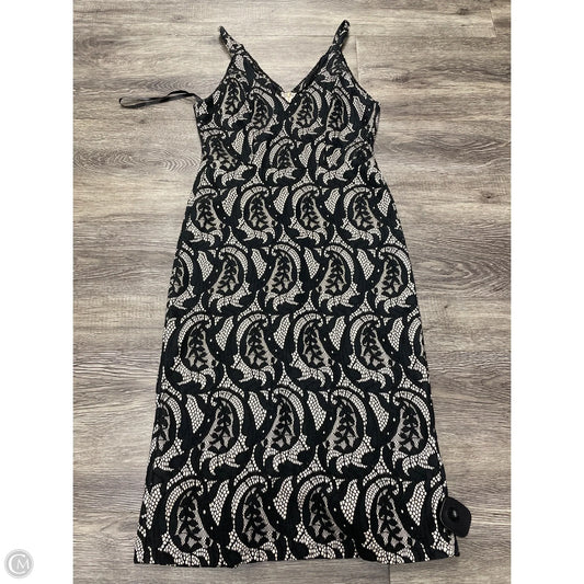 Dress Party Midi By She + Sky In Black & Cream, Size: S