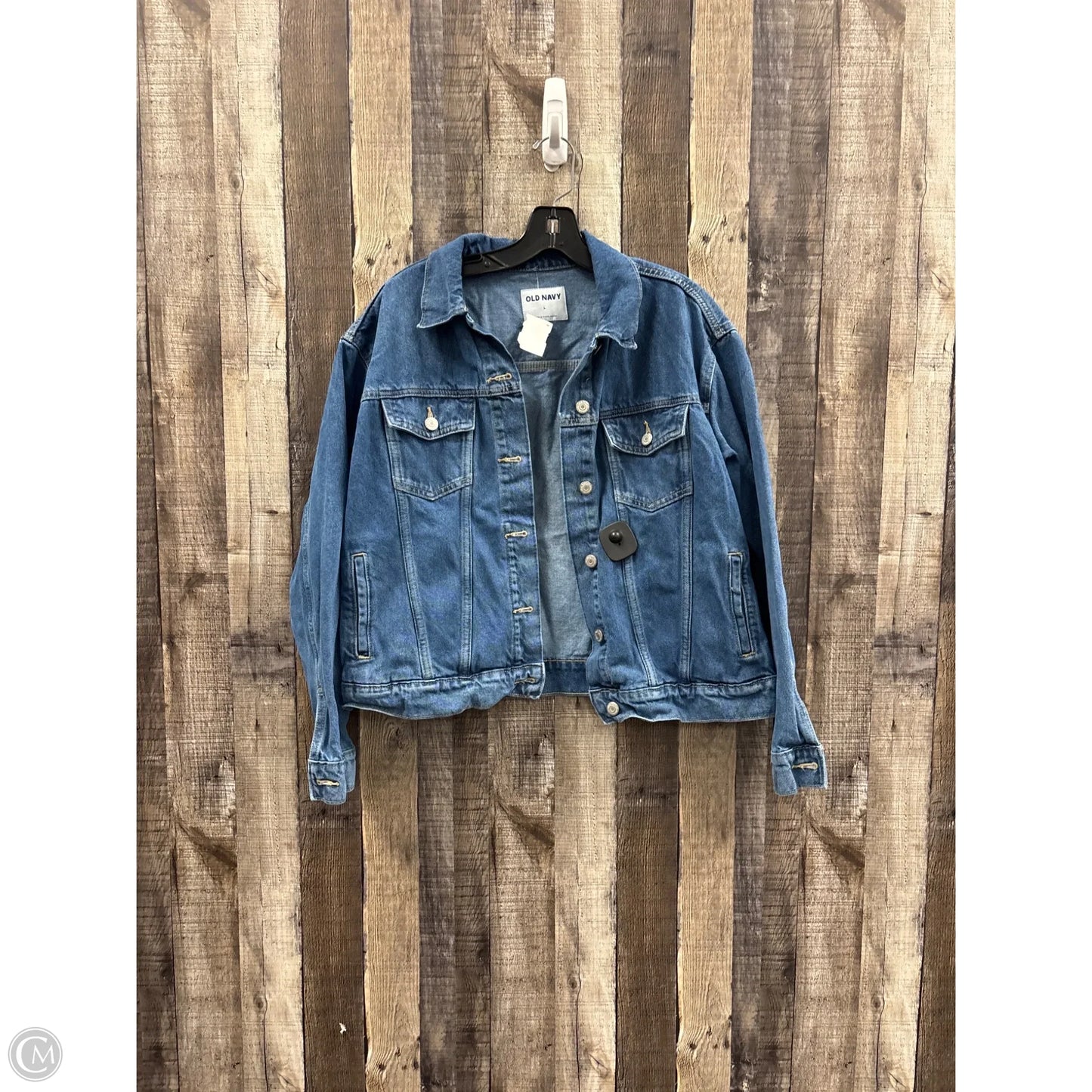 Jacket Denim By Old Navy In Blue Denim, Size: L