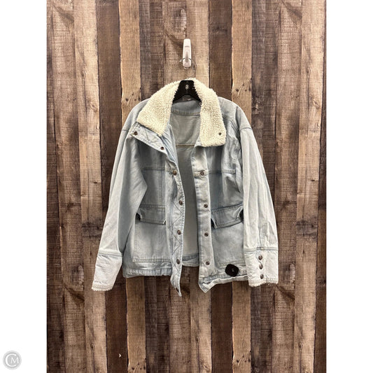 Jacket Denim By Cme In Blue Denim, Size: L