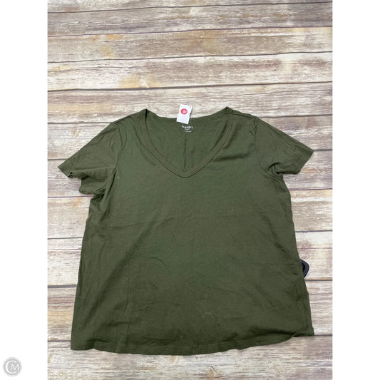 Top Short Sleeve Basic By Old Navy In Green, Size: L