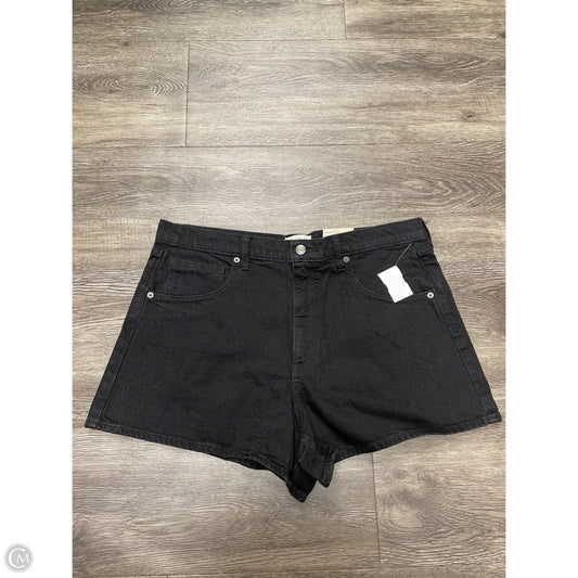 Shorts By Universal Thread In Black Denim, Size: 14
