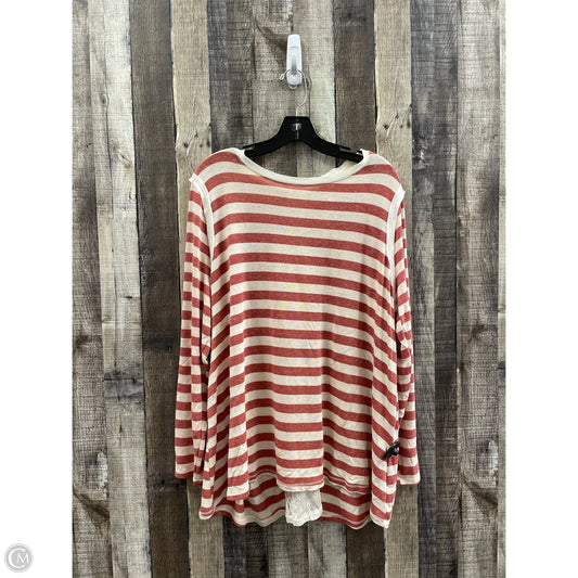 Top Long Sleeve By Rewind In Multi-colored, Size: 2x