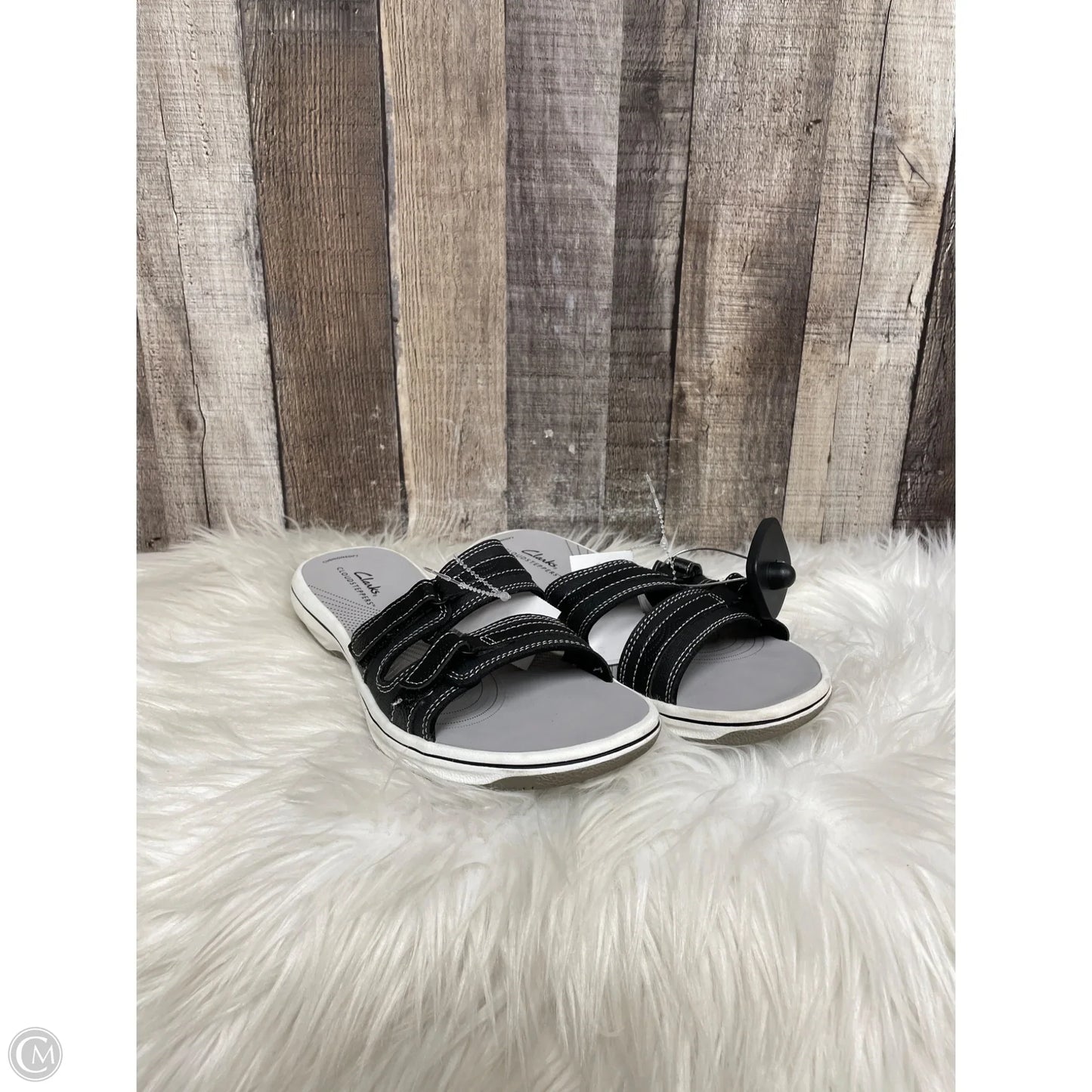 Sandals Flats By Clarks In Multi-colored, Size: 8